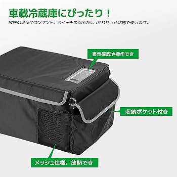 Amazon.co.jp: F40C4TMP 車載冷蔵庫 バッグ 9L 汎用 保冷 持ち運び