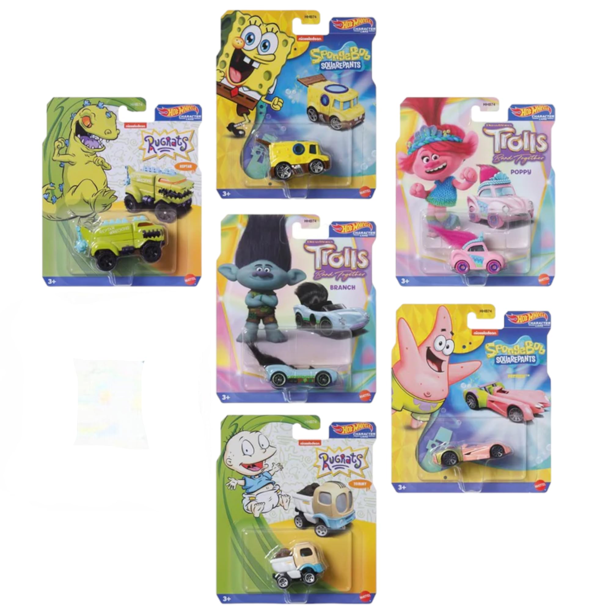 Amazon.com: Hot Wheels Entertainment Character Cars Complete 6‑Car