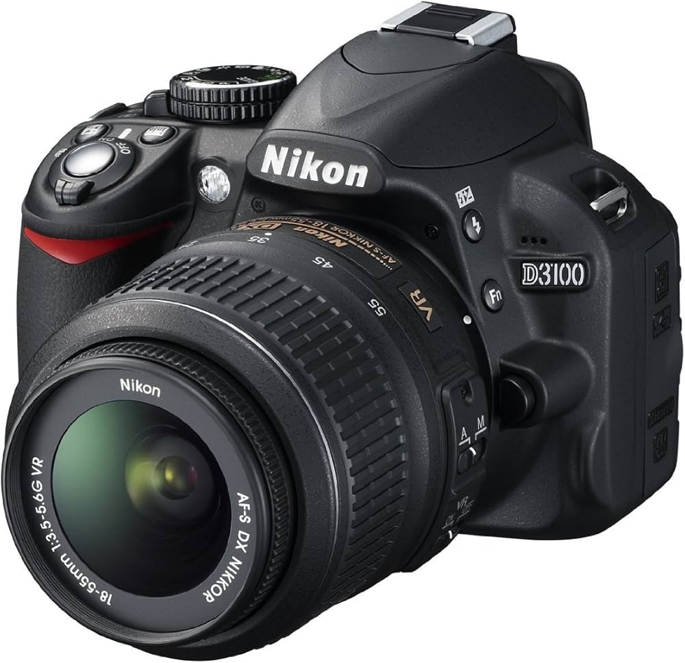 Nikon D3100 Digital SLR Camera 18-55mm VR Lens Kit Black: Amazon