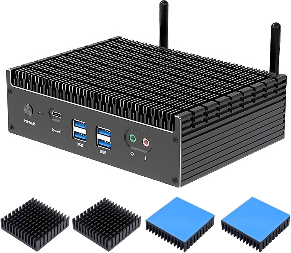 Amazon.co.jp: Skynew ファンレス ミニPC Windows11 Pro 静音 耐久性