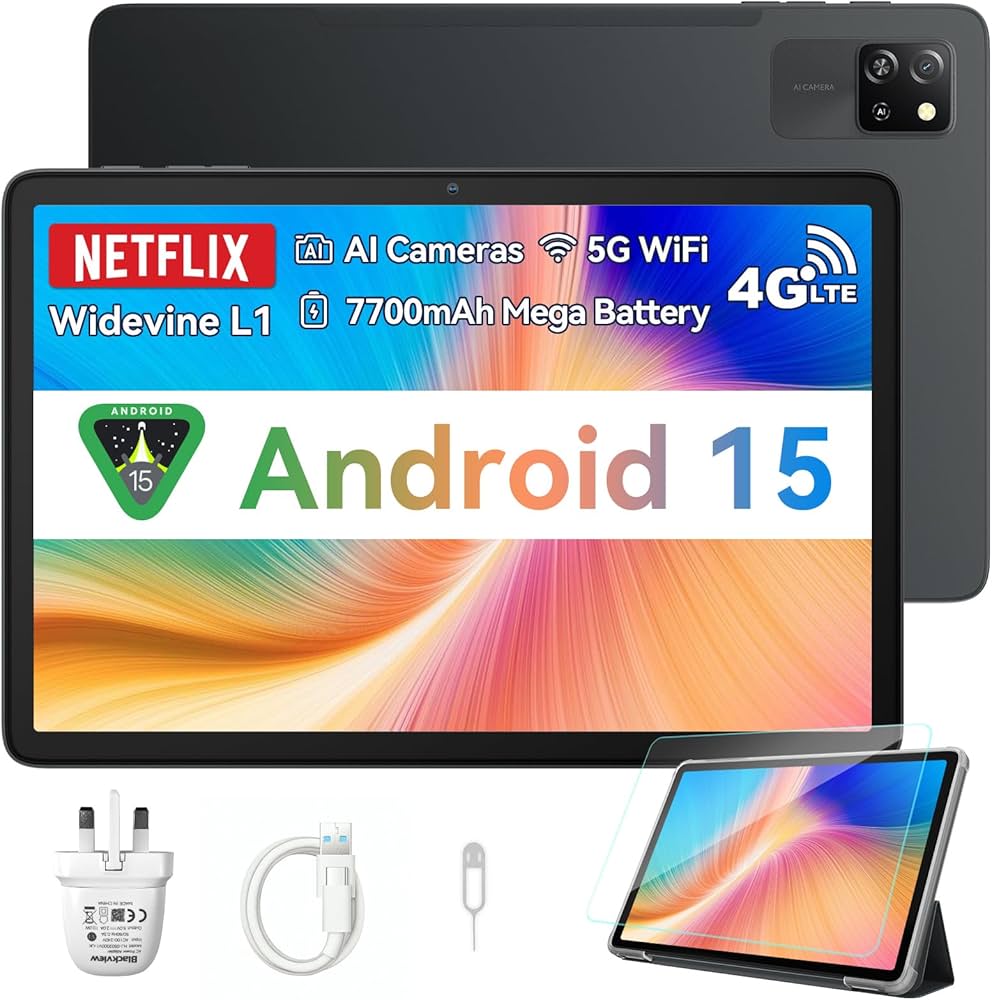 Blackview Tab60 Tablet 8.68 Inch,Android 13 Tablets 12GB+128GB/TF