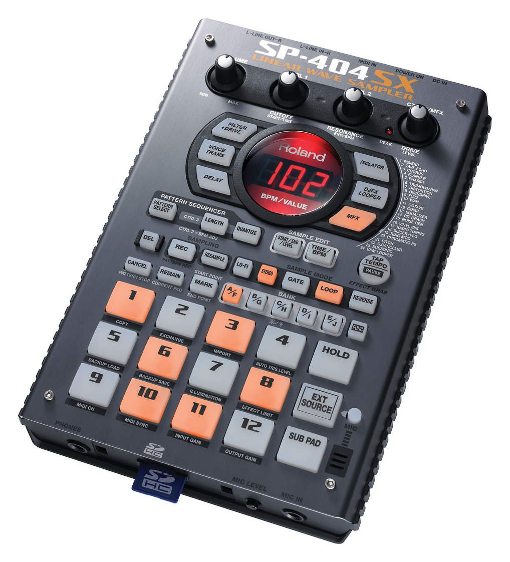 Amazon | Roland ローランド コンパクトサンプラー SP-404SX