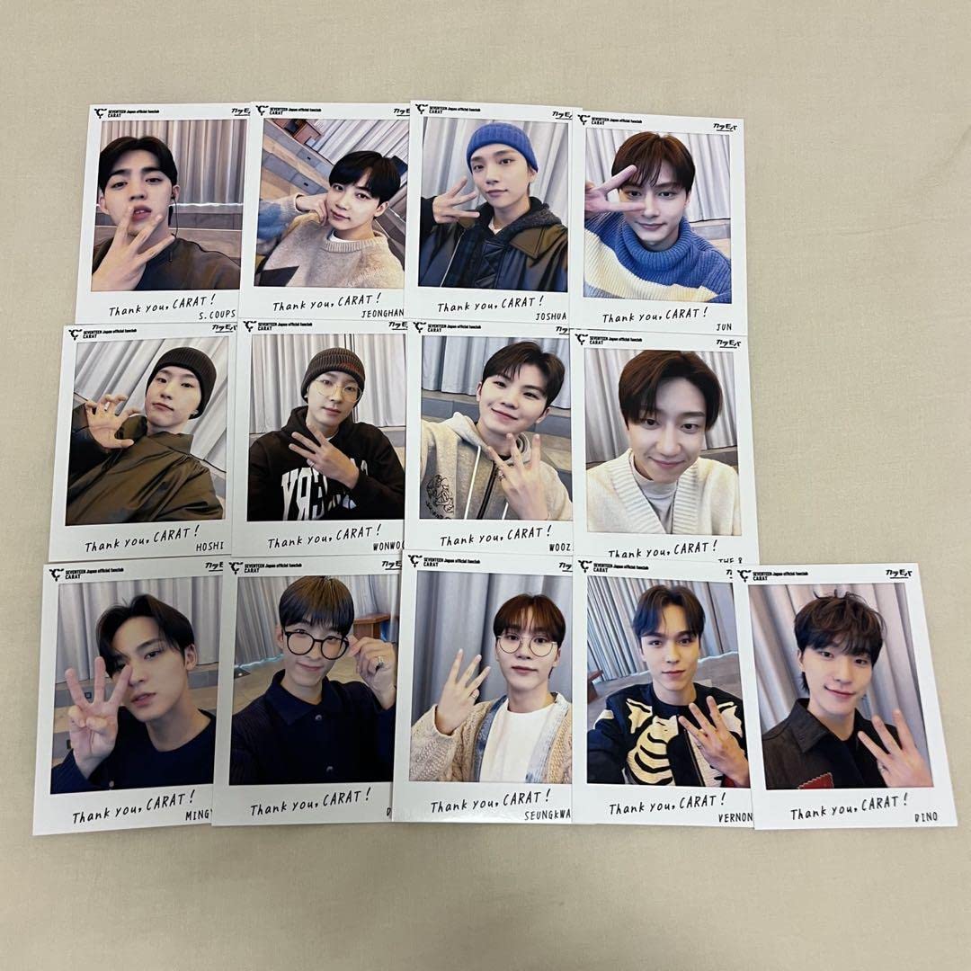Amazon.co.jp: SEVENTEEN セブチ W会員 カラモバ フォトカードセット