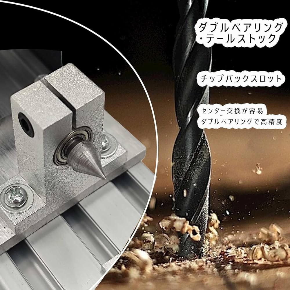 Amazon.co.jp: kilogorge 旋盤機 ミニ 木工旋盤 ミニグラインダー 研磨