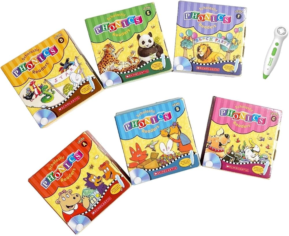 Scholastic Phonics Readers 子供向けフォニックス 72冊セット CDと