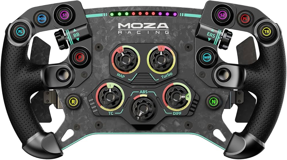 Amazon.co.jp: MOZA Racing GS V2P Steering Wheel Leather GT・フォー