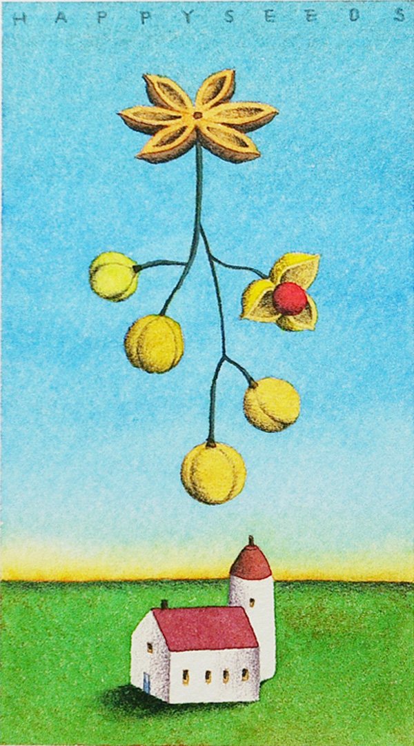 Amazon | 中村彰宏◇【幸せを運ぶ種】◇ミクストメディア版画◇ | 中村