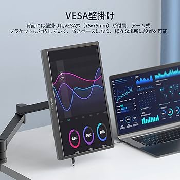 Amazon.co.jp: Dragon Touch モバイルモニター 4K 15.6インチIPS液晶