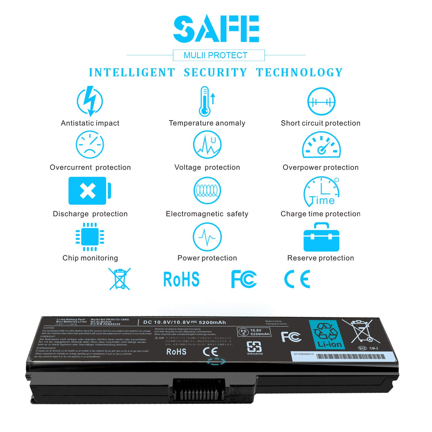 Amazon.com: PA3817U-1BRS Laptop Battery Compatible with Toshiba