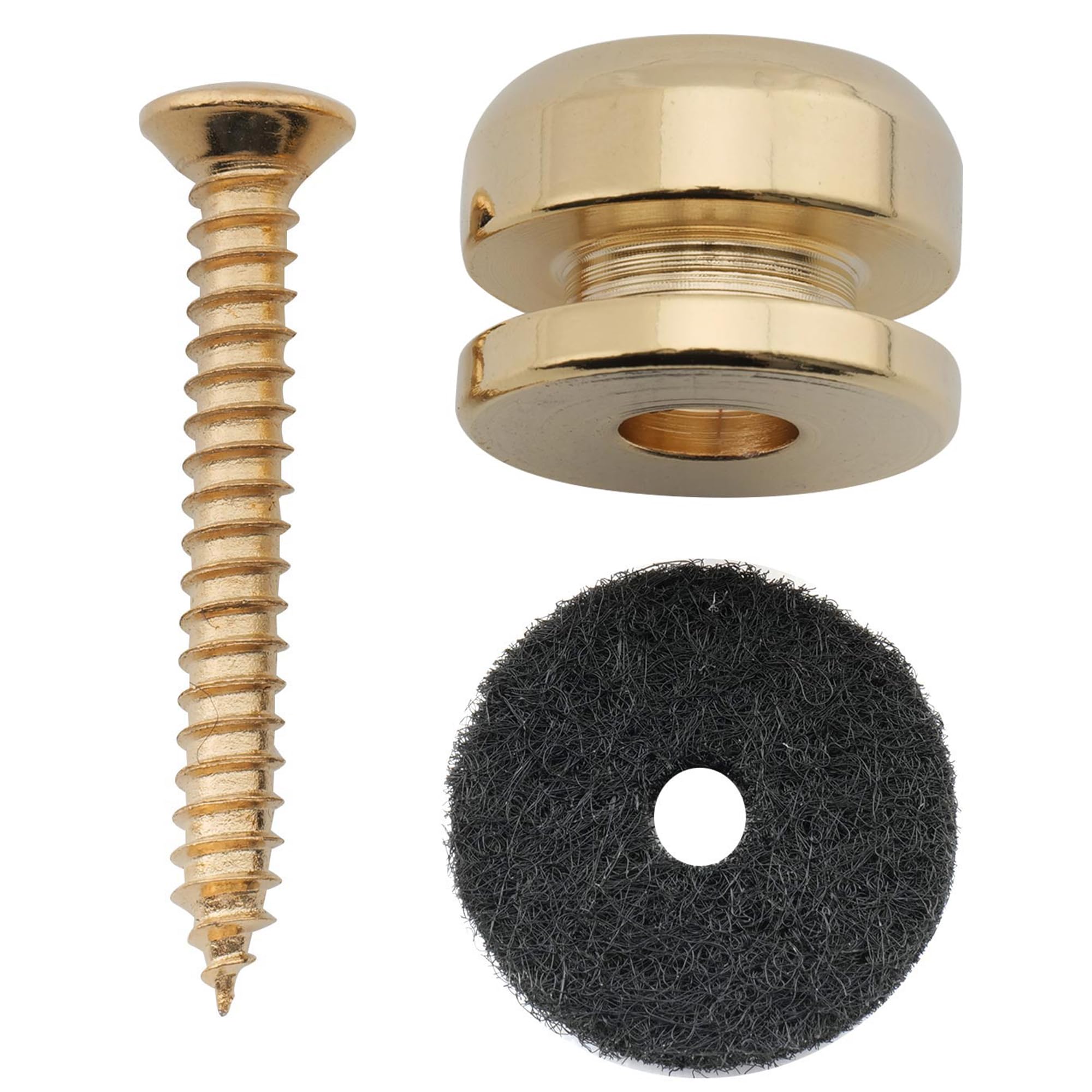 Amazon | Musiclily Pro 14mm ストラップピン エンドピン スチール製