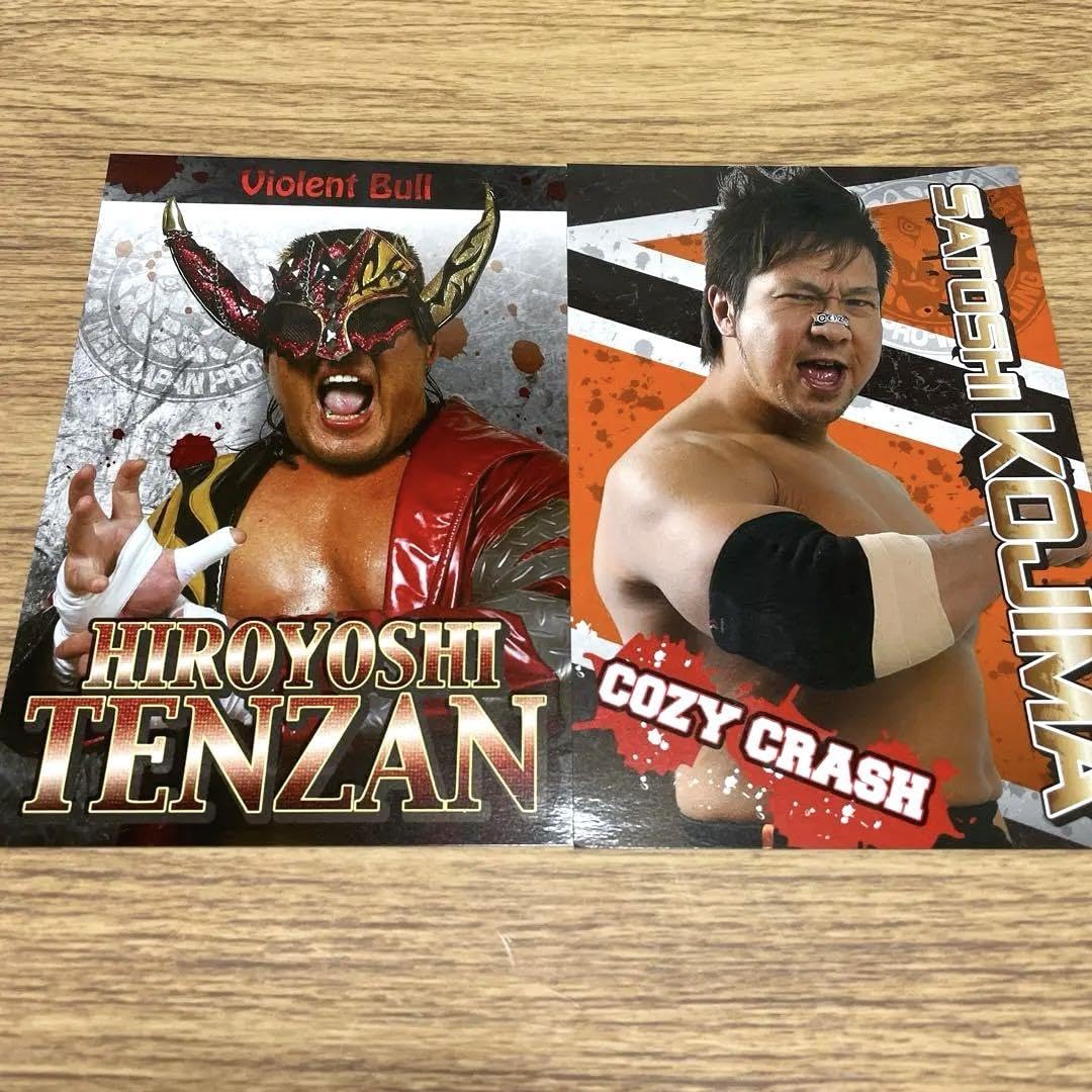 Amazon.co.jp: 新プロレス テンコジ ポストカード 天山広吉 小島聡