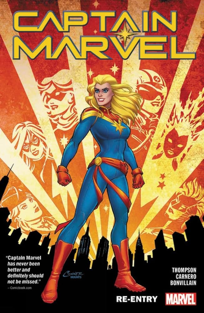 Amazon.com: Captain Marvel 1: Re-Entry: 9781302916879: Thompson