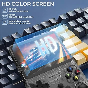 Amazon.com: R36s Pro Retro Handheld Game Console, 3.5in IPS