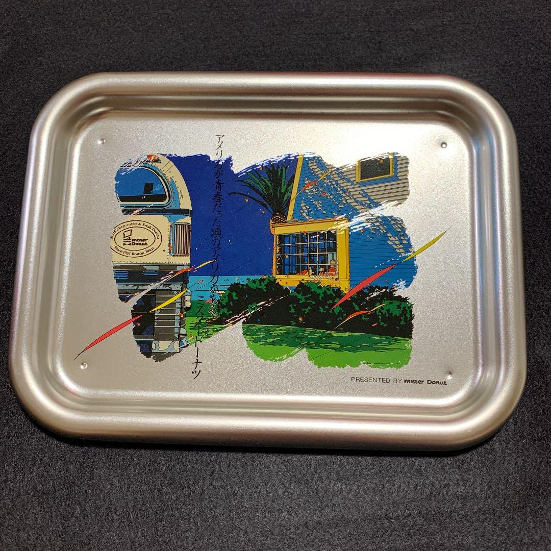非売品 ミスタードーナツ 店舗用トレイ 70年代〜80年代 昭和レトロ 4枚