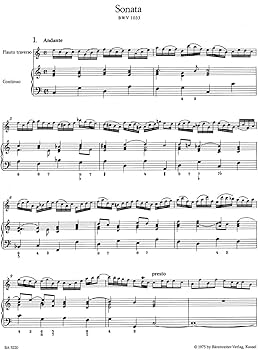 バッハ, J. S.: フルート・ソナタ集: BWV 1033, 1031, 1020