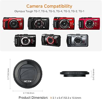 Amazon | JJC LB-T01 レンズキャップカバープロテクター オリンパス TG