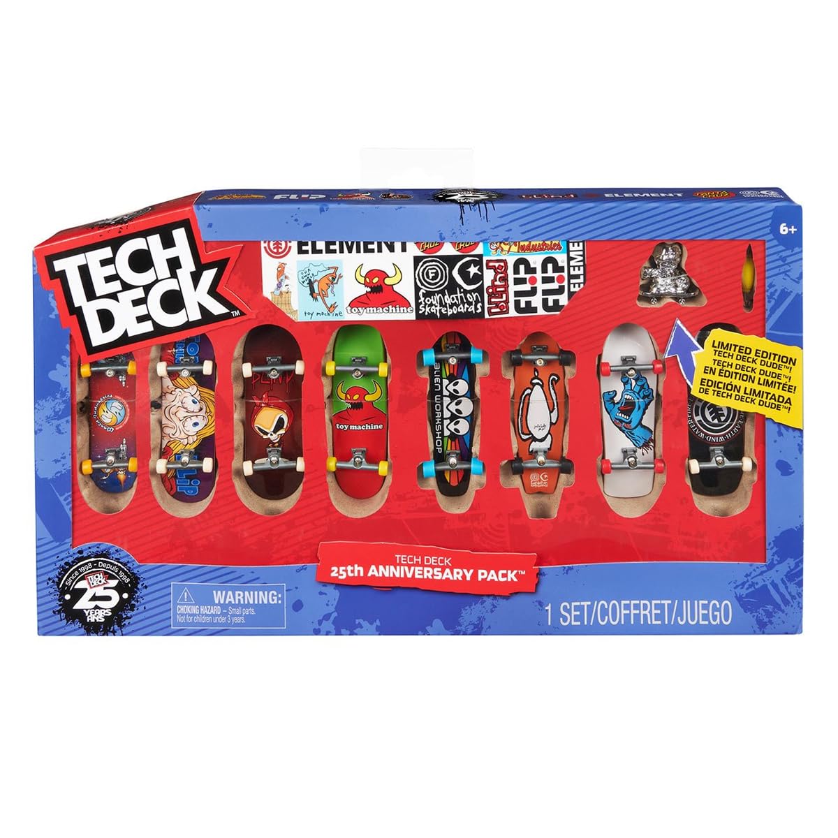 Amazon | テックデッキ TECH DECK 25th ANNIVERSARY PACK フィンガー