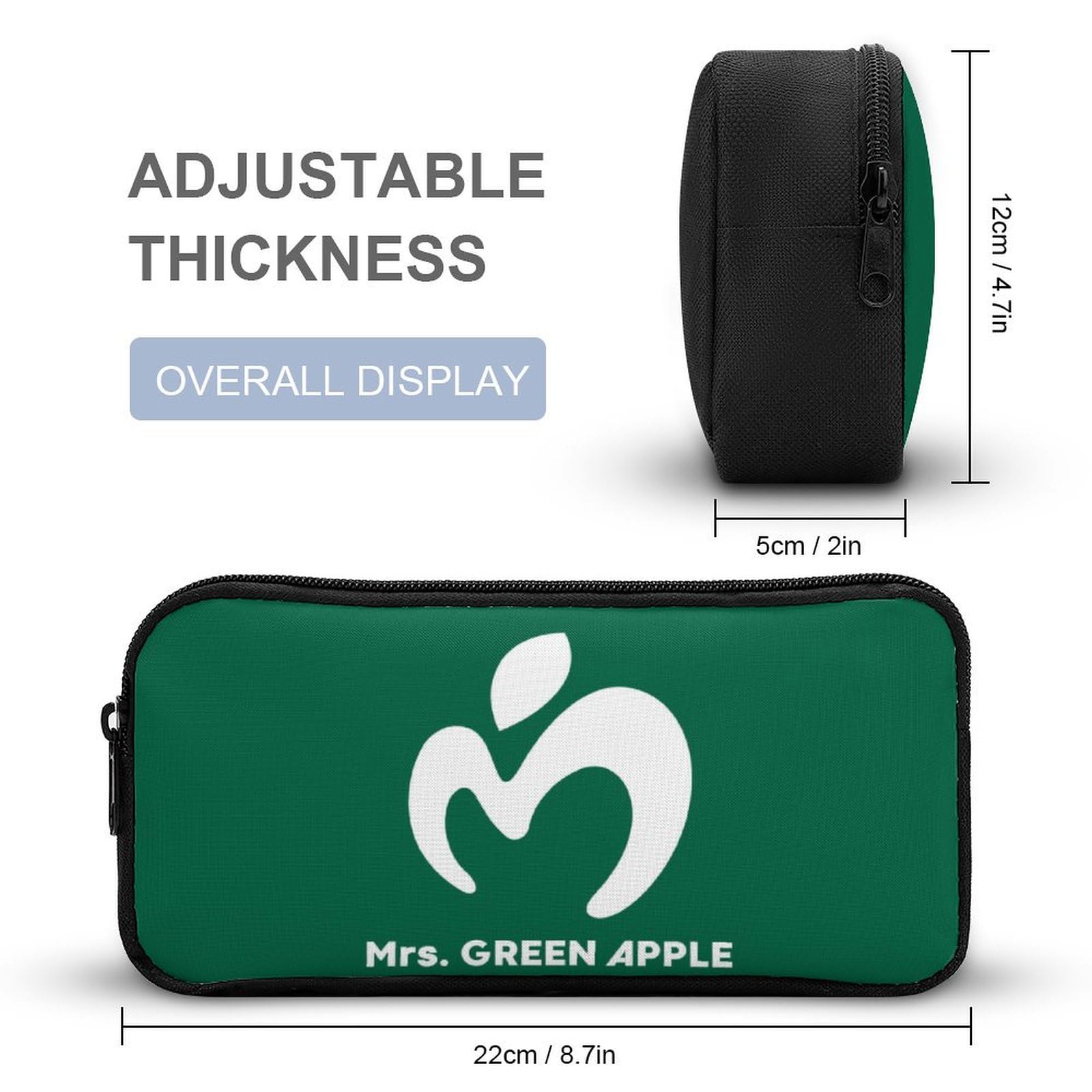 Amazon.co.jp: ミセス・グリーン・アップル ペンケース 文房具 収納 ふ