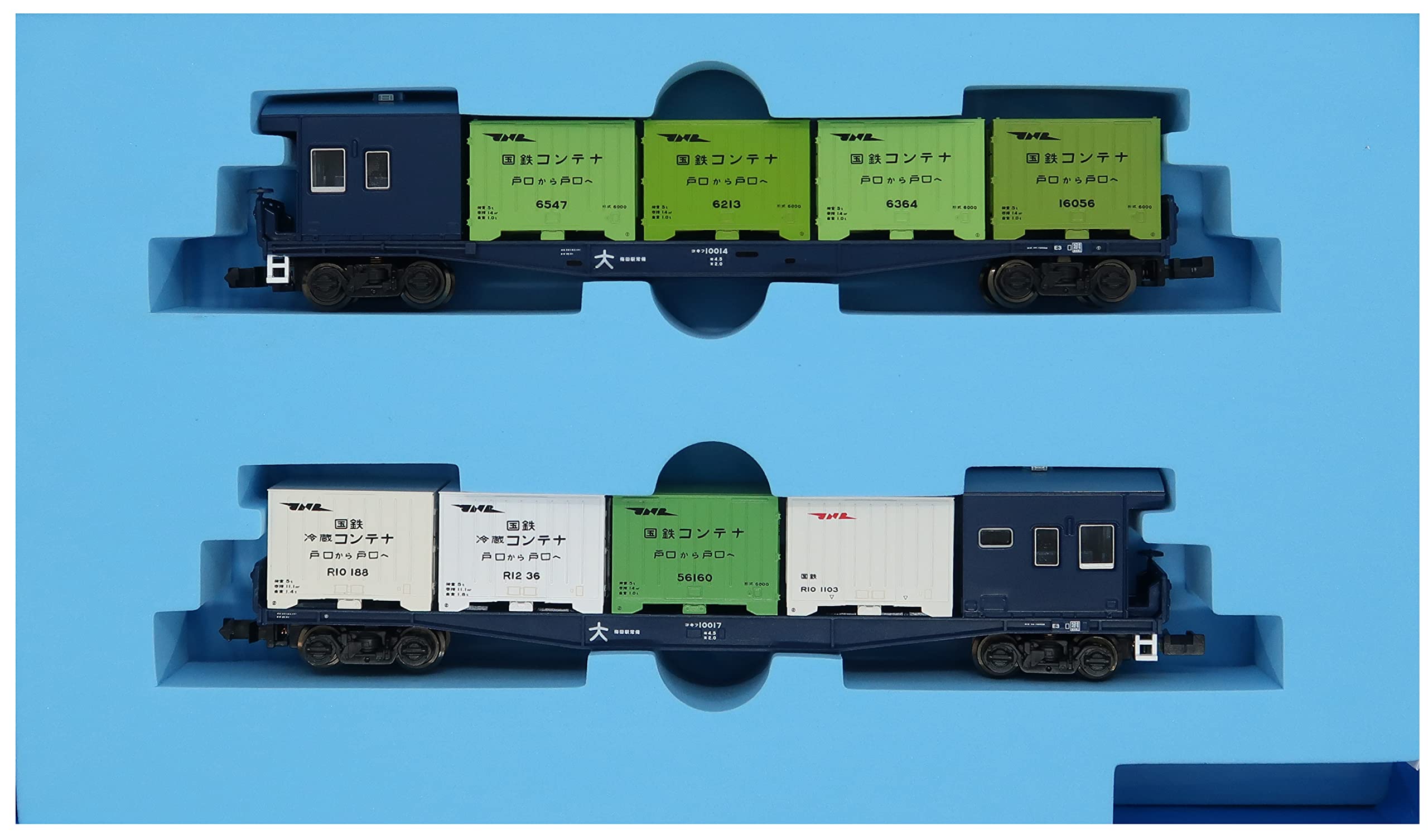 Amazon | マイクロエース Nゲージ コキフ10000 登場時 コンテナ4個積 2