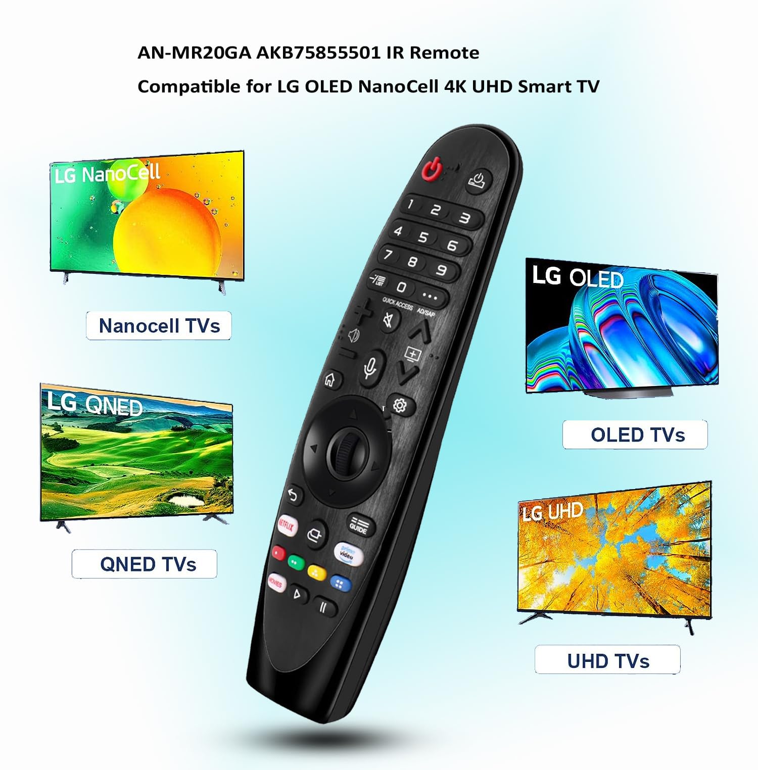 Amazon.com: AKB75855501 MR20GA Replacement Remote Control for LG