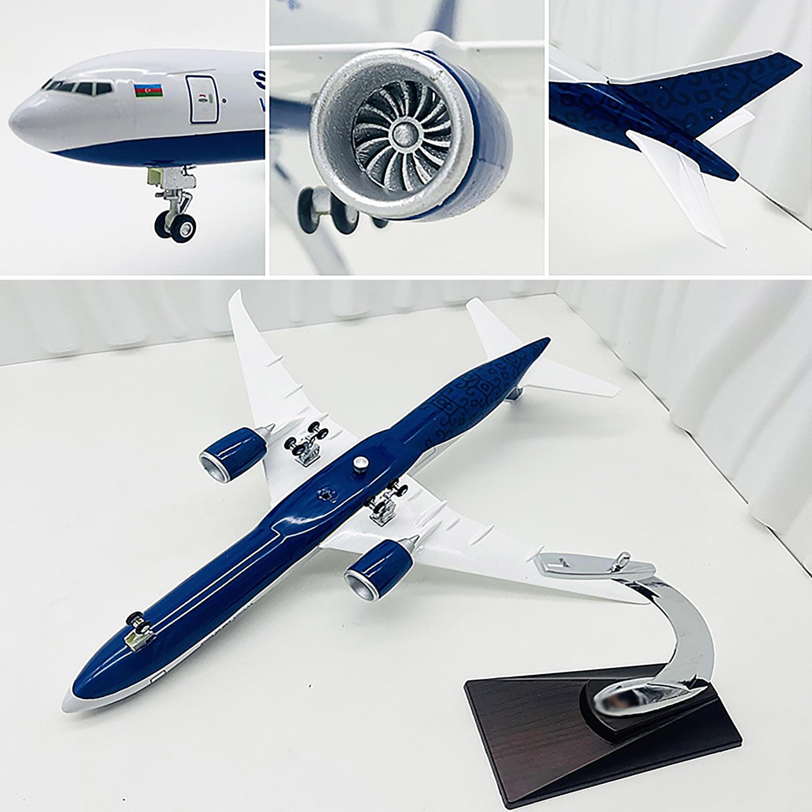 Amazon.co.jp: ODddot 1:200組み立てられたボーイング777-300ERシルク