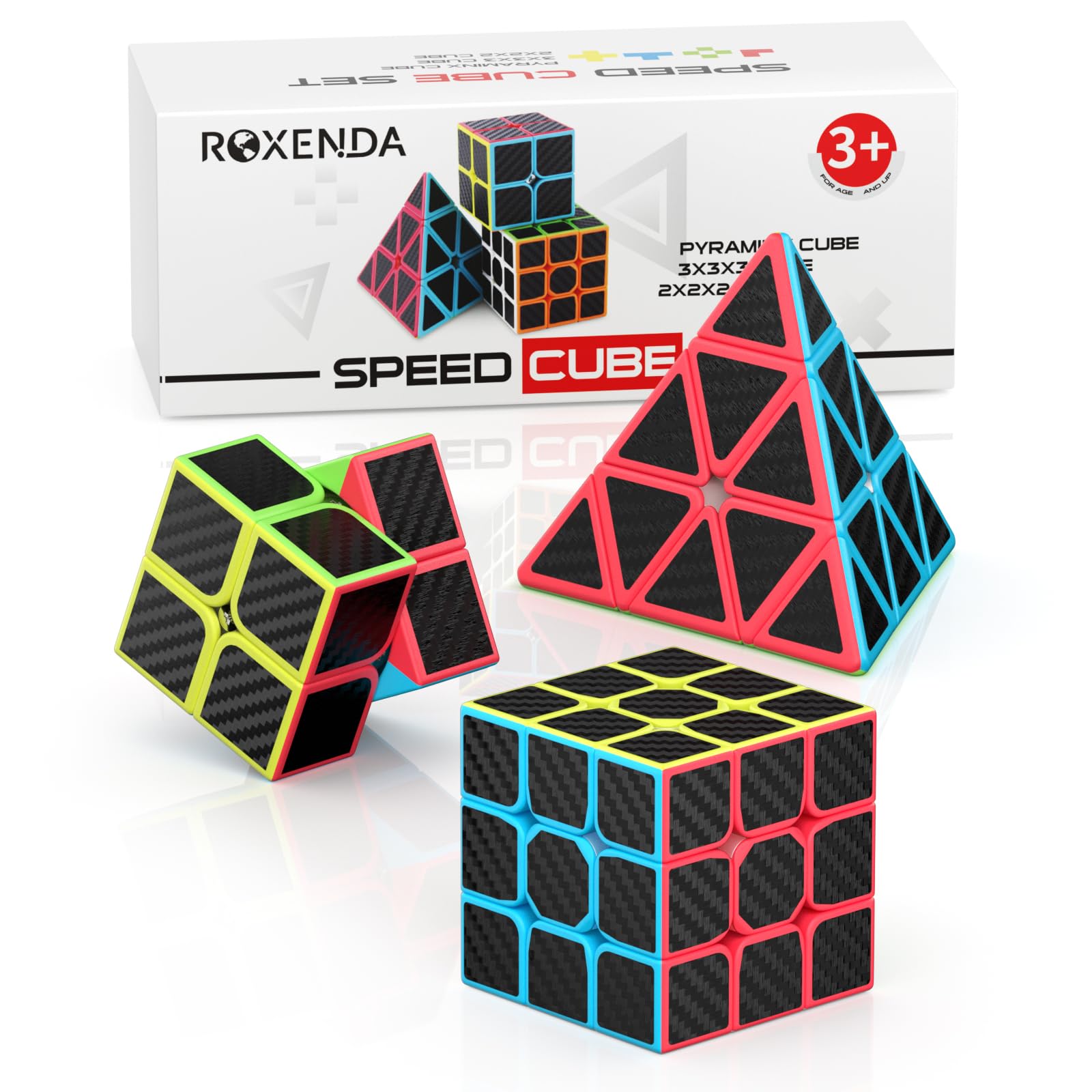 Amazon.com: ROXENDA Speed Cube Set, Magic Cube Set of 2x2x2 3x3x3