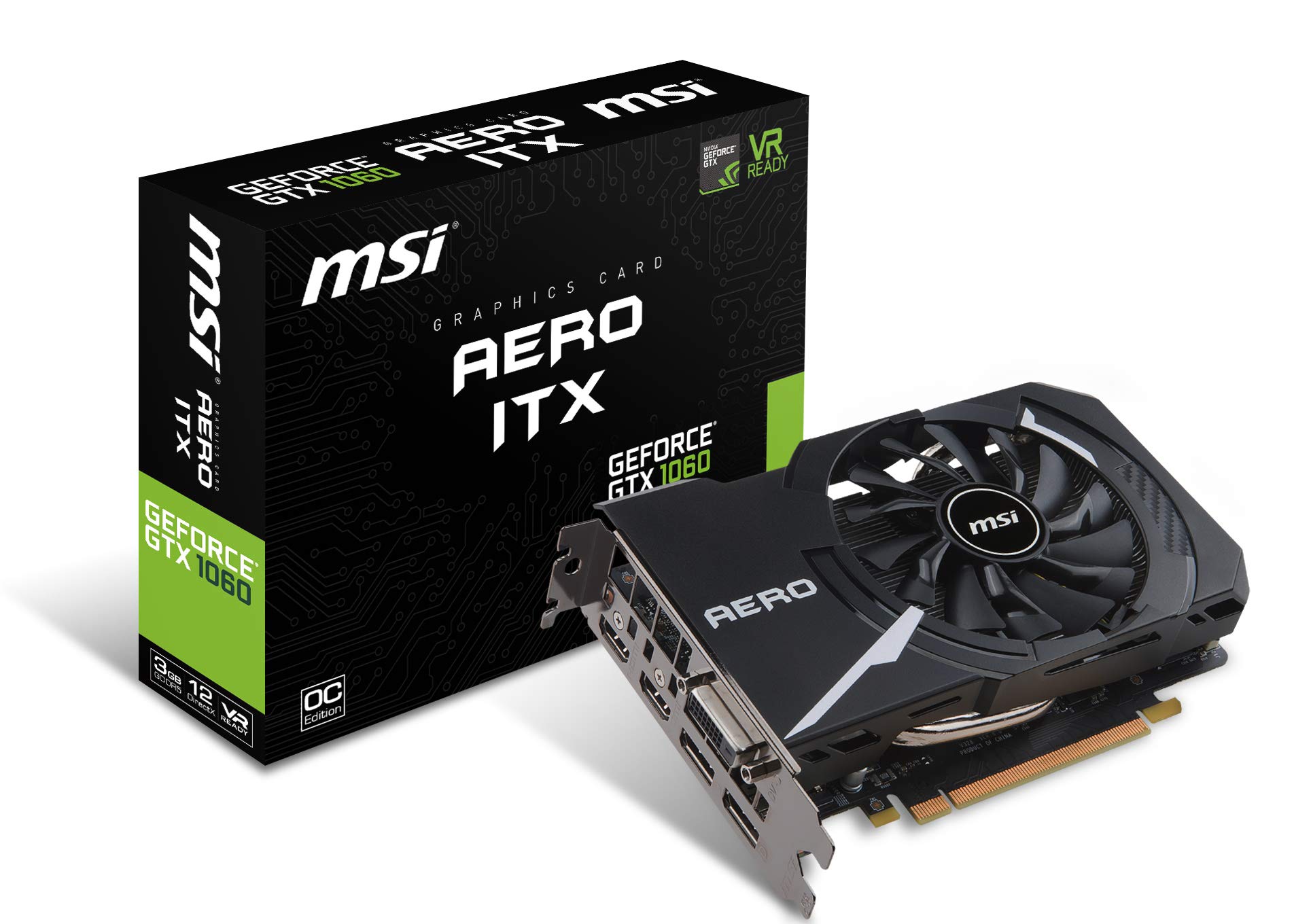 Amazon | MSI GeForce GTX 1060 AERO ITX 3G OC グラフィックスボード