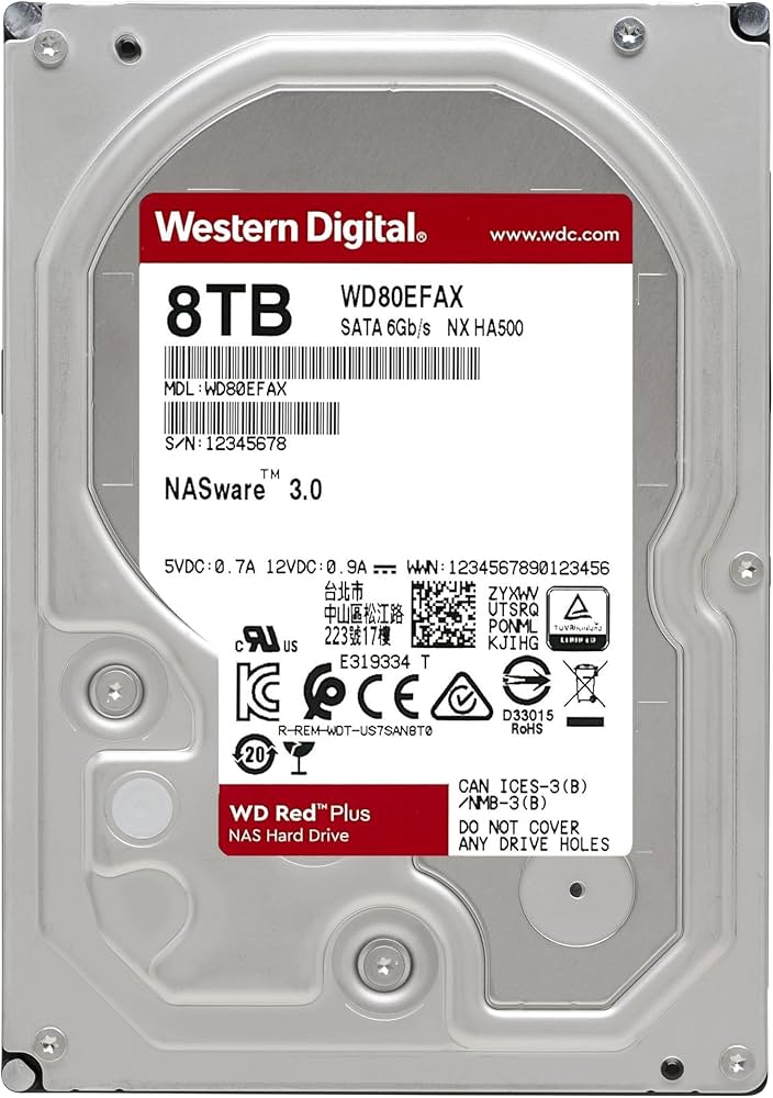 Amazon | Western Digital HDD 8TB WD Red NAS RAID 3.5インチ 内蔵HDD