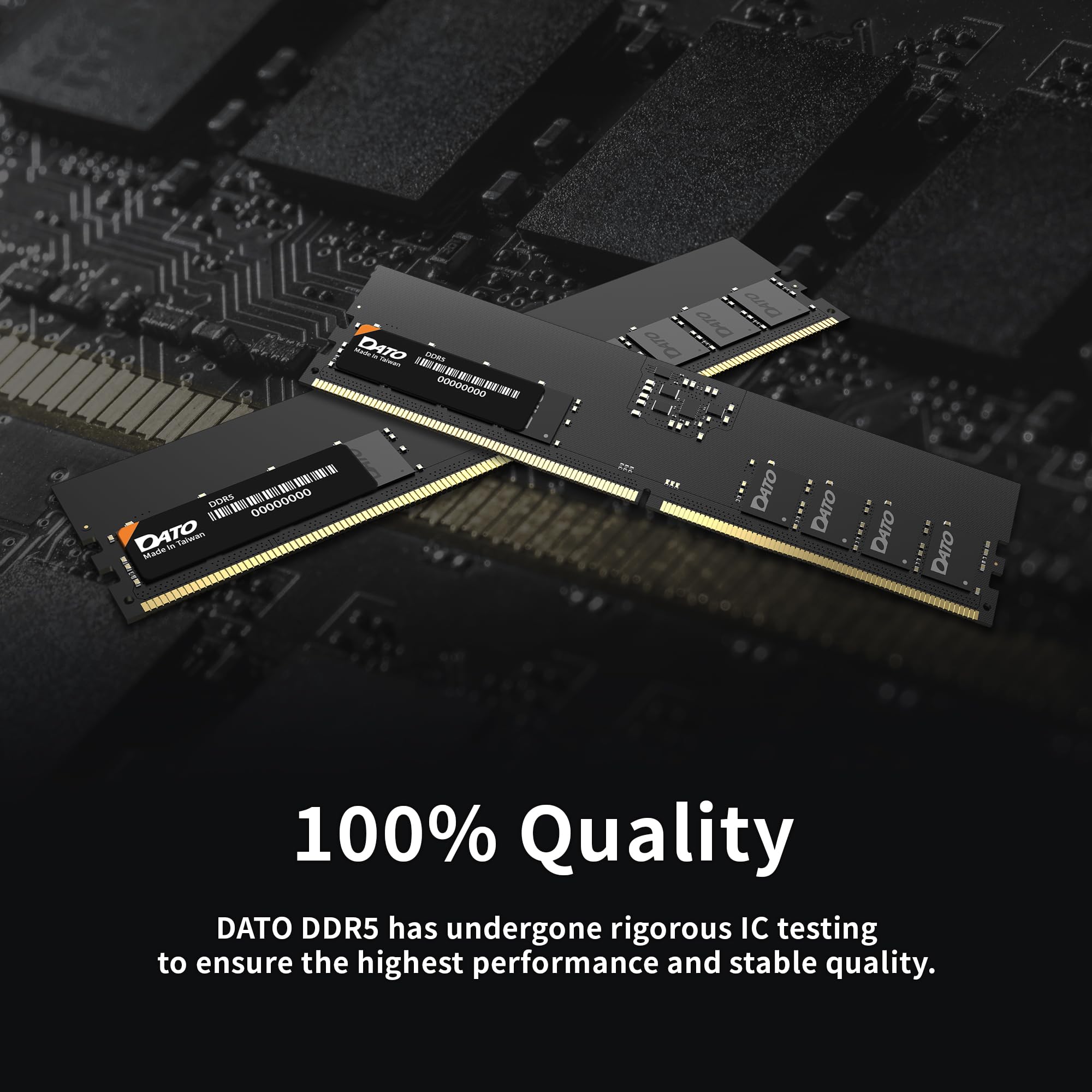 DATO DDR5 UDIMM 64GB Kit 32GBx2 Desktop RAM 5600MHz PC5-44800 CL46