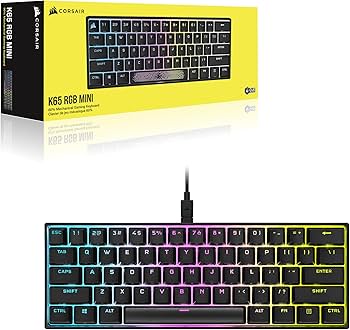 Amazon.com: Corsair K65 RGB Mini 60% Mechanical Gaming Keyboard