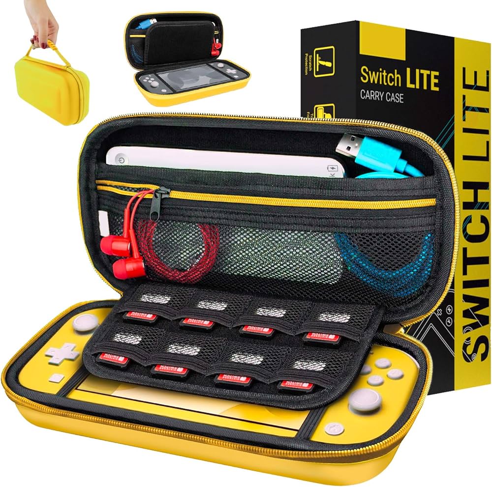 Amazon.com: Orzly Case for Nintendo Switch Lite - Portable Travel