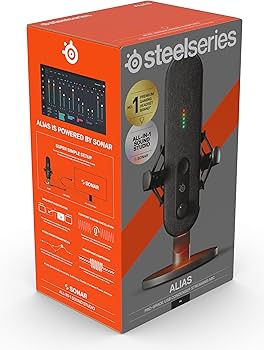 Amazon.co.jp: SteelSeries Alias PC PS5/4使用可能 USB マイク 配信用
