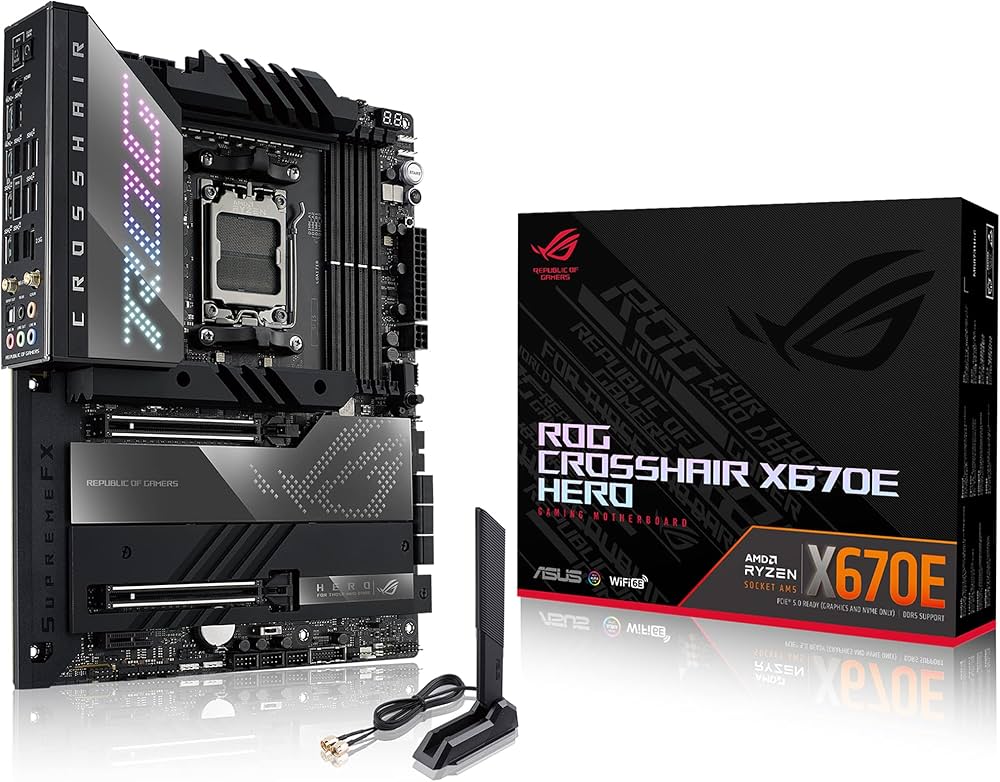 Amazon | ASUS ROG CROSSHAIR X670E HERO – Carte mère gaming AMD
