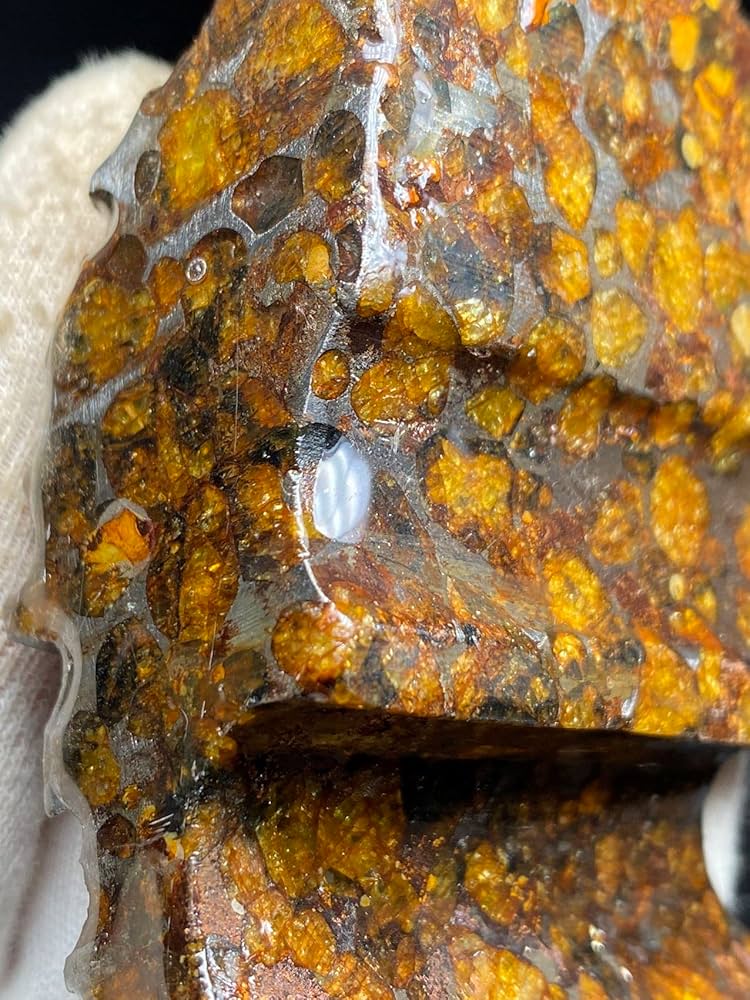 Amazon.co.jp: 【鑑別書付き】 パラサイト隕石 374g 男女兼用 隕石 石