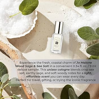 Amazon.com : Jo Malone Wood Sage & Sea Salt Cologne Deluxe Sample