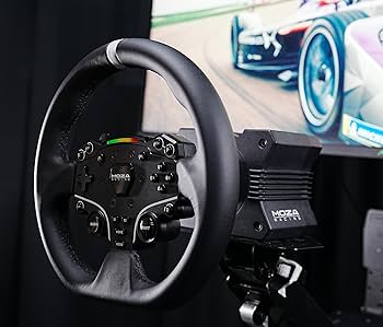 Amazon.com: MOZA R5 Wheel and Pedals Kit Racing Simulator 5.5Nm