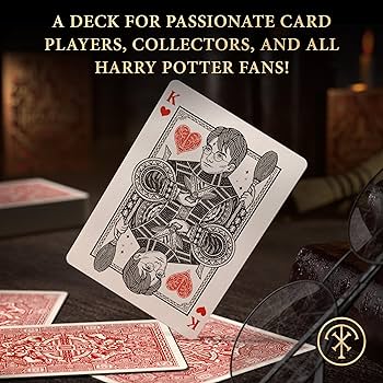 Amazon.co.jp: theory11 ハリーポッター トランプ - レッド