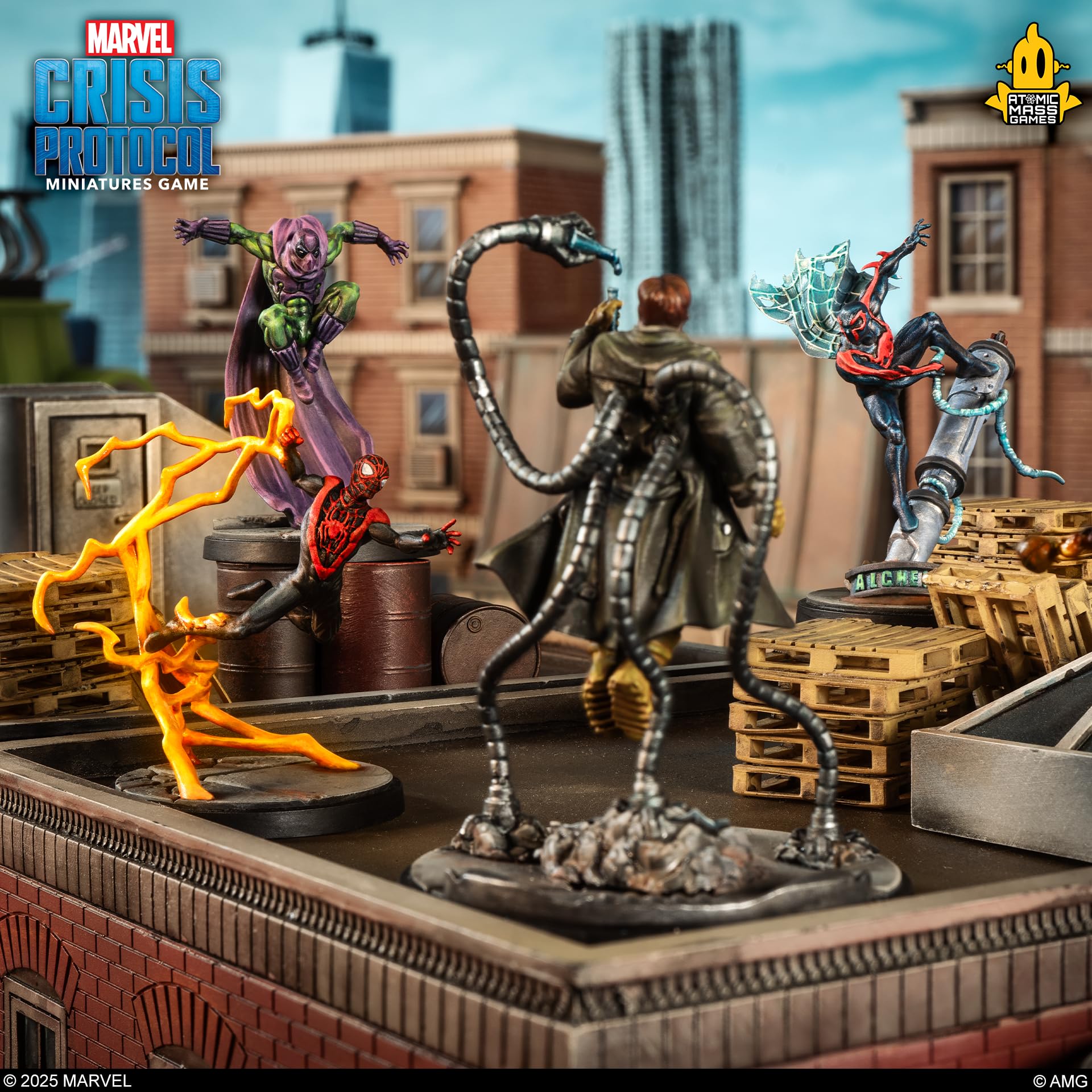Amazon.com: Asmodee Marvel: Crisis Protocol Prowler, Spider-Man