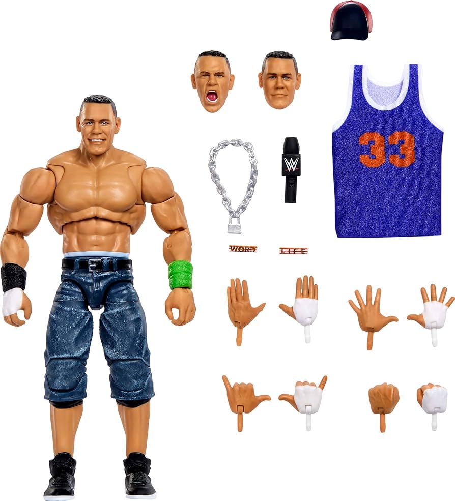 Mattel WWE Ultimate Edition John Cena figura de ação de 15,24 cm e