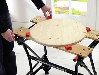 Amazon.com: Black+Decker Tough Work Bench Saw Horse, Dual Height