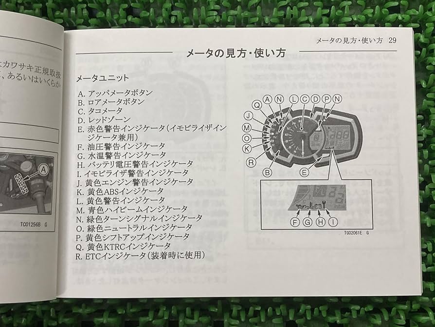Amazon.co.jp: ニンジャZX-25R 取扱説明書 1版 カワサキ 正規 中古