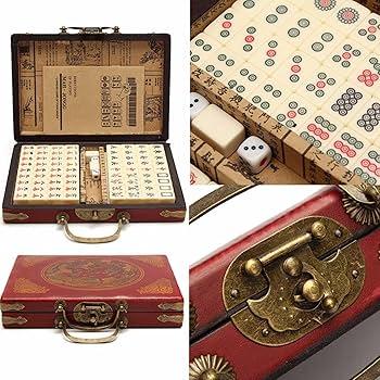 Amazon | 麻雀牌 マージャン牌 144 牌 麻雀セットミニ麻雀 麻雀 初心者