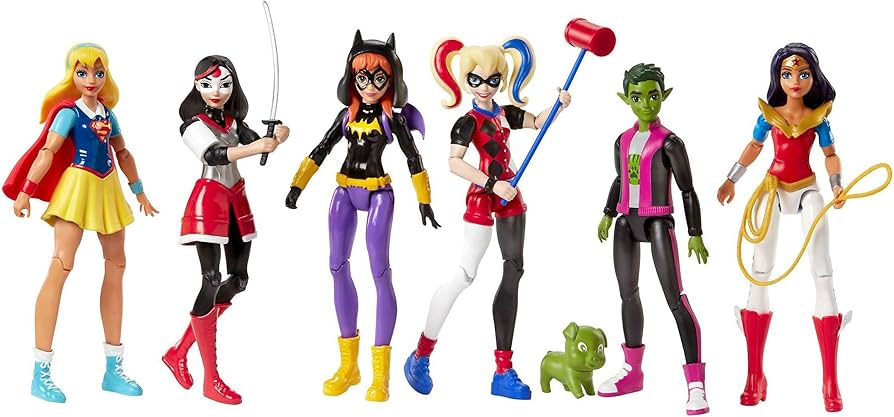 Amazon.com: DC Super Hero Girls Dolls 6 Figure Action Collection