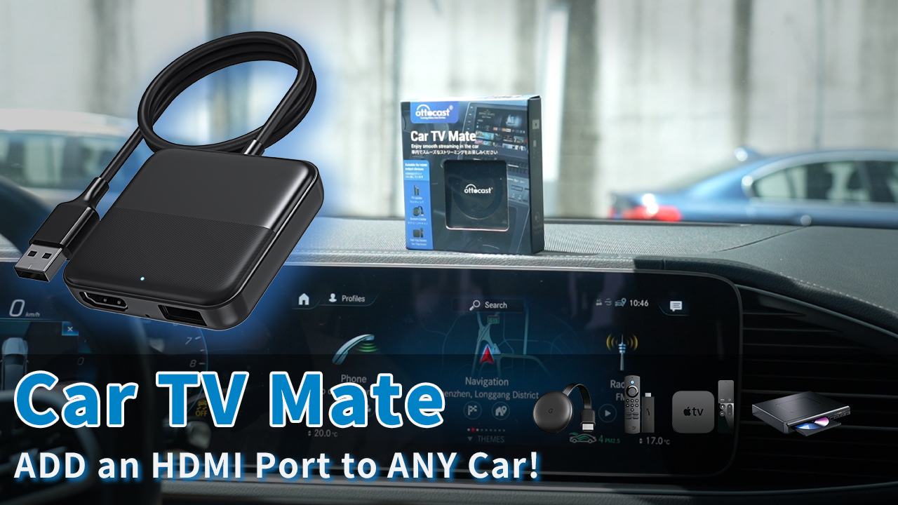 OTTOCAST Car TV Mate - Fire TV Stick Converter for Car - Plug