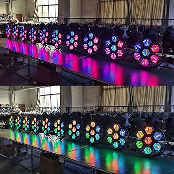 Amazon.com: JUNMAN 7 Head Led Retro Background Effect Light DJ
