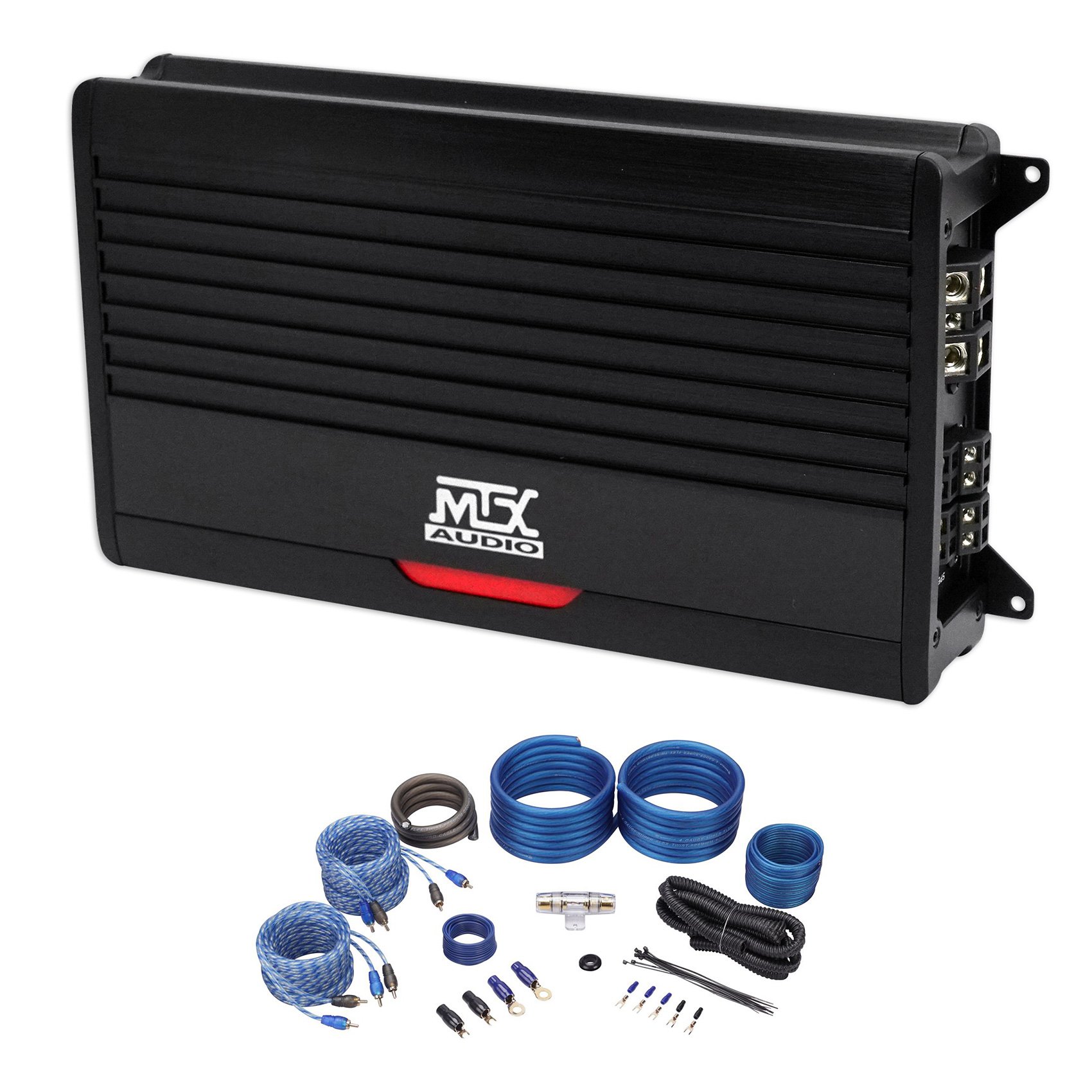 Amazon.co.jp: MTX THUNDER75.4 400ワット RMS 4チャンネルアンプ 2