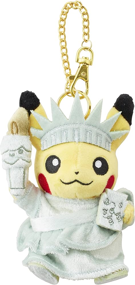 マリオ風ピカチュウぬいぐるみ 約30cm 髭が取れてます マリオ風