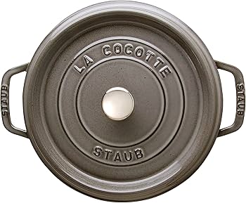 Amazon.com: STAUB Cast Iron Roaster/Cocotte, Round, 24 cm, 3.8 L