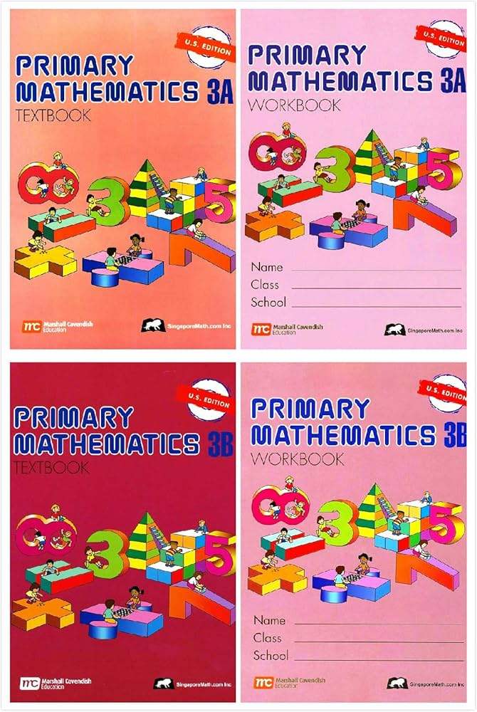 Amazon.com: Singapore Primary Mathematics Grade 3 Kit (4 Books