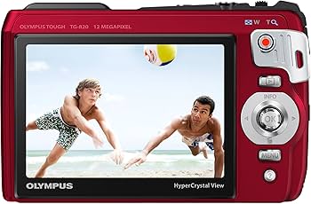 Amazon.co.jp: OLYMPUS TG-820 Digital Camera, Red 32.8 ft (10 m